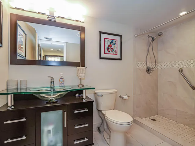 a view of an ocean from a balcony