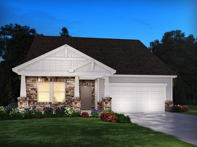 7457 Blue Gable Road Hermitage, TN 37076 - Photo 1 of 17 a front view of a house with a garden and yard