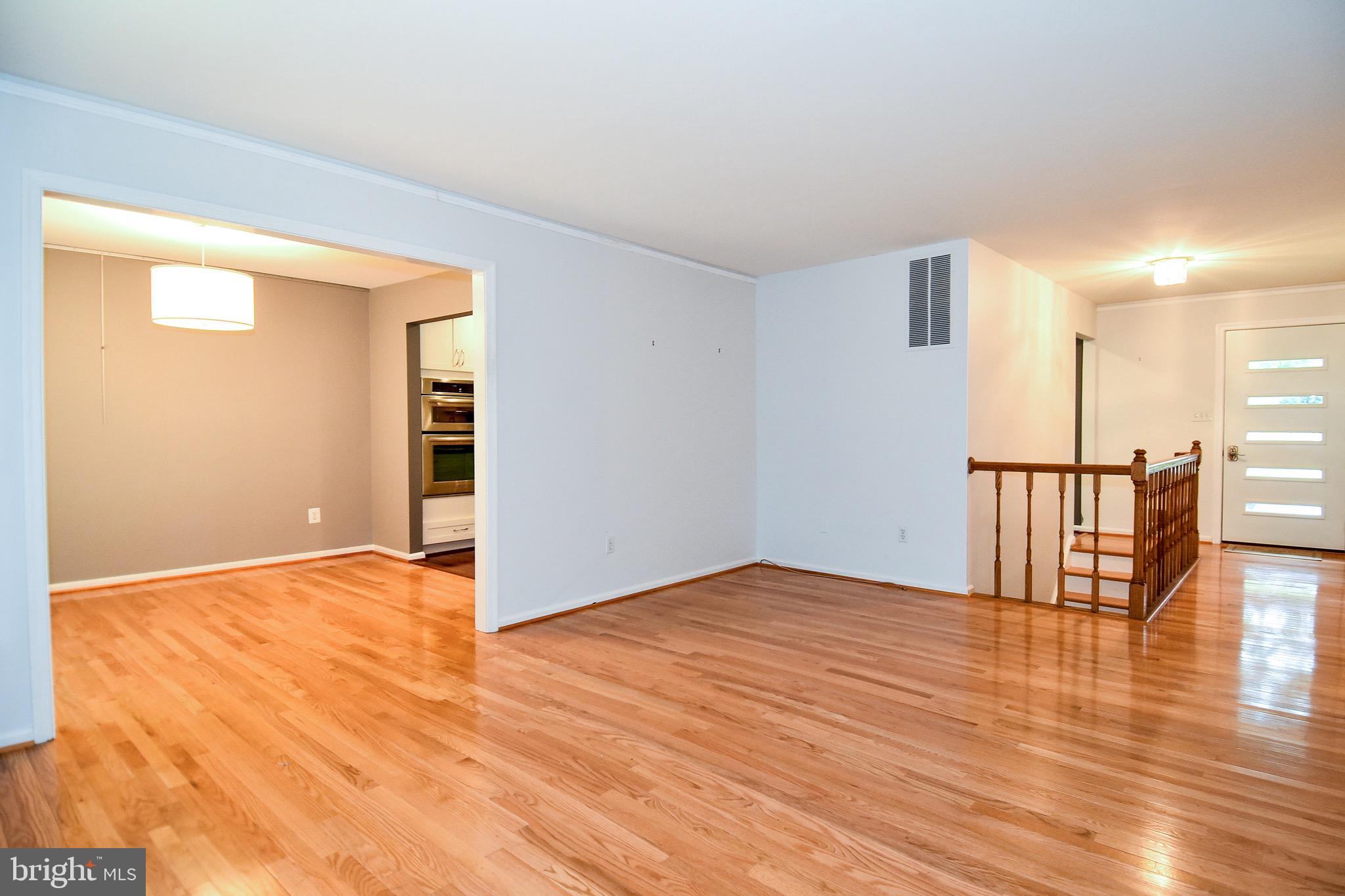 Foyer, Living Room & Dining Room
