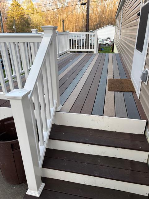 2439 Fairmount Road, Unit 2 Hampstead, MD 21074 - Photo 5 of 15 Charming deck with stylish railings.