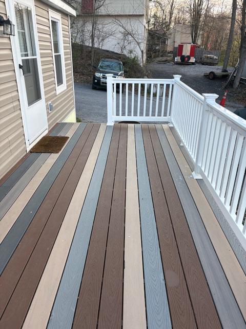 2439 Fairmount Road, Unit 2 Hampstead, MD 21074 - Photo 6 of 15 Stylish deck with modern hues.