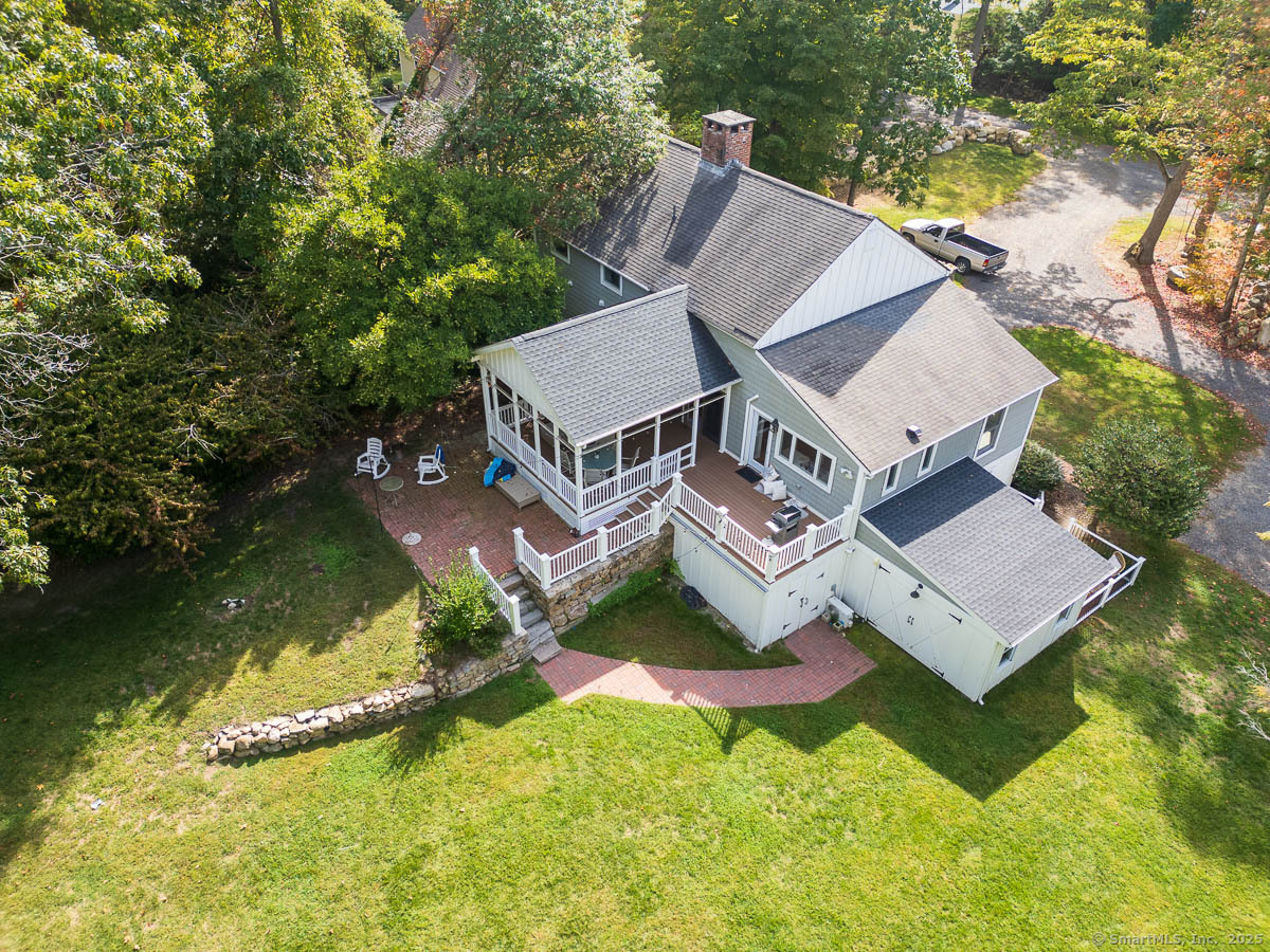 147 Pequot Avenue Groton, CT 06355 - Photo 2 of 40 Aerial view from rear of 147 Pequot Avenue.
