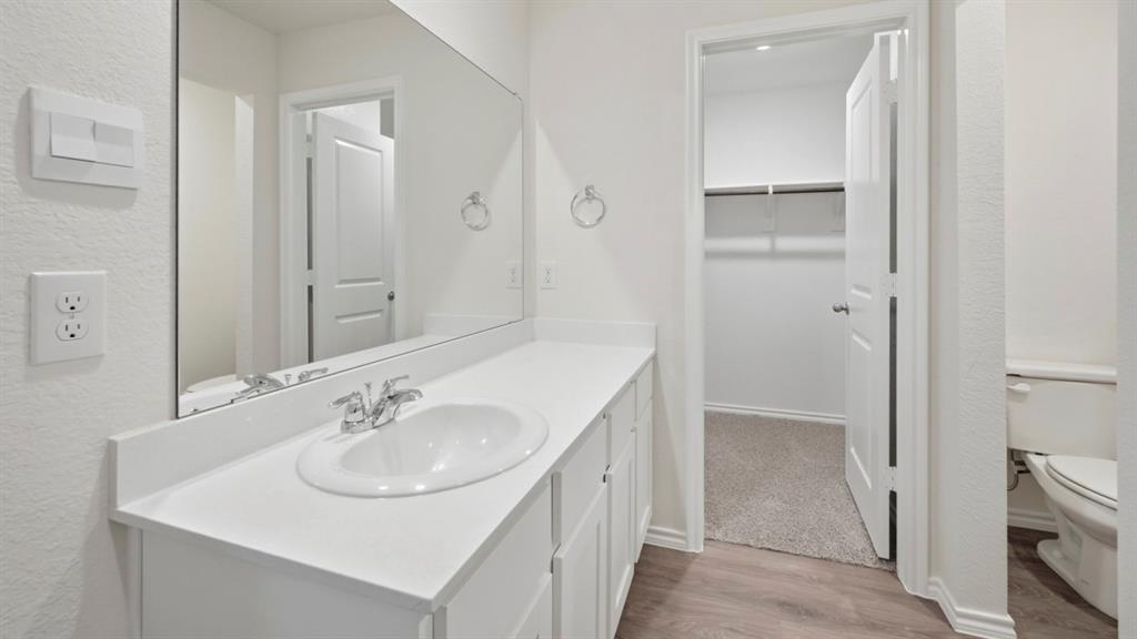 508 Wild Rose Way Princeton, TX 75407 - Photo 4 of 33 a bathroom with a sink and a mirror