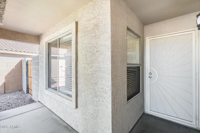 a view of a house with a porch