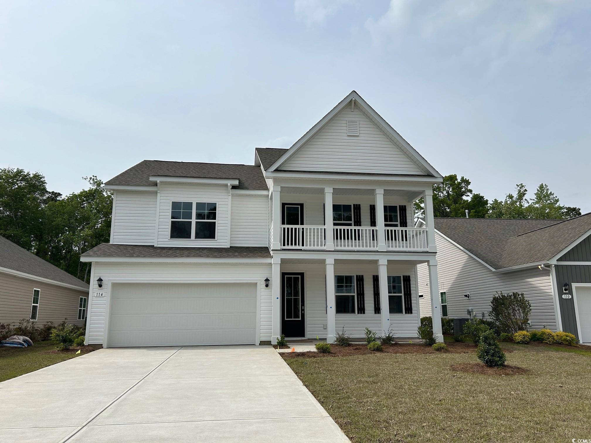 114 Rnch Hvn Drive Murrells Inlet, SC 29576 - Photo 1 of 28 Neoclassical / greek revival house with a balcony,