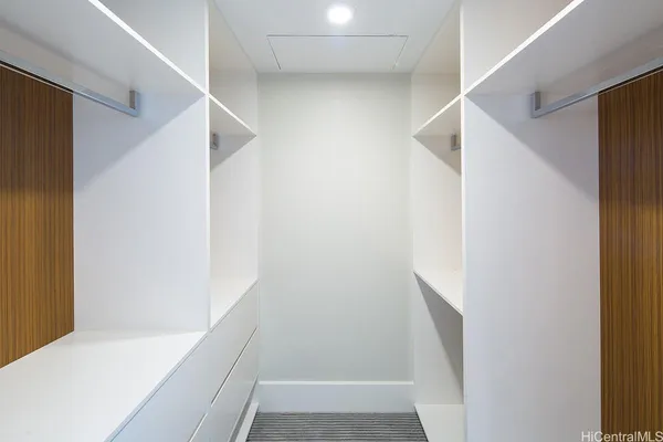 a view of walk in closet