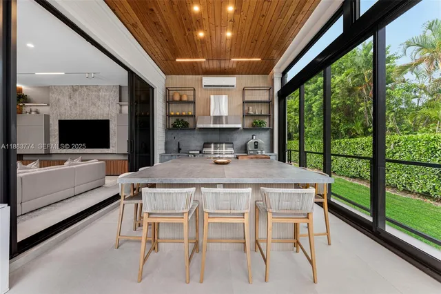 a view of a workspace with gym equipment