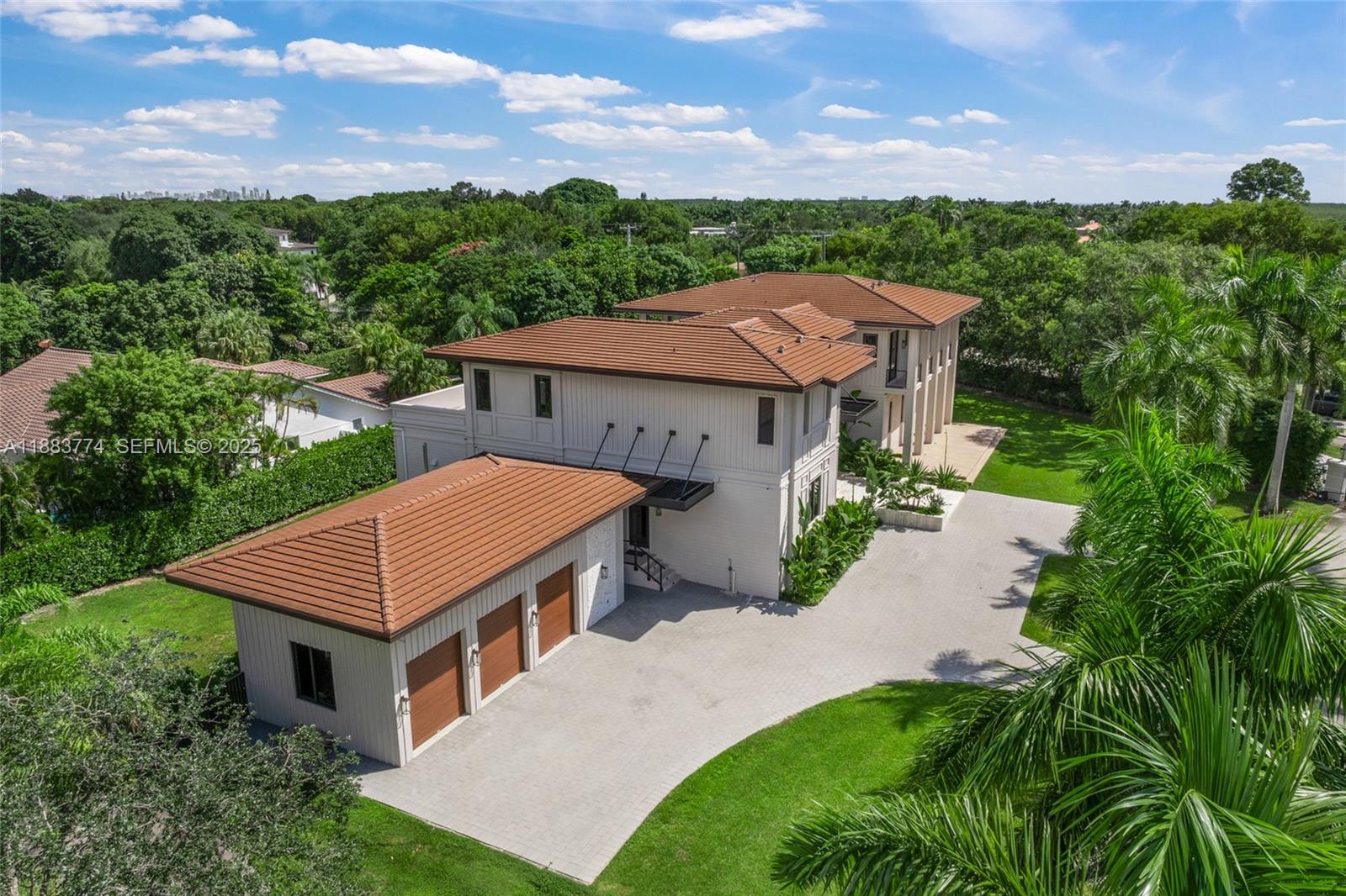 13120 Old Cutler Road Pinecrest, FL 33156 - Photo 47 of 58 an aerial view of a house with a yard