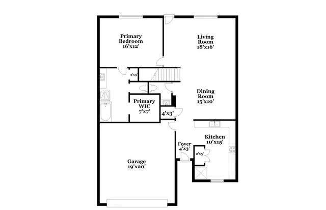 a picture of a wall with white walls and refrigerator