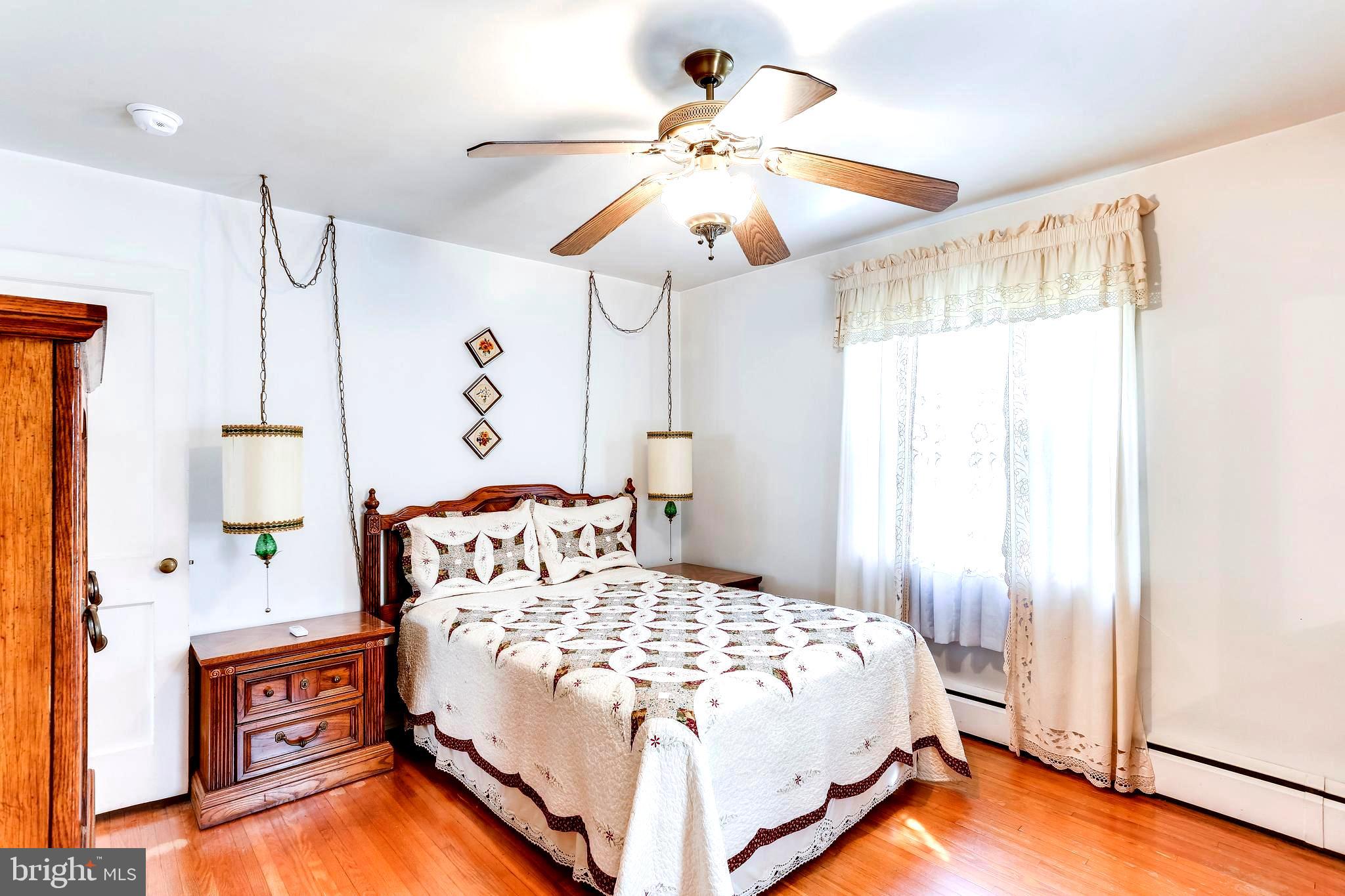 605 McHenry Road Baltimore, MD 21208 - Photo 13 of 36 Master Bedroom with Ceiling Fan/Light