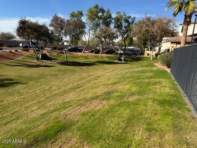 a view of a lake with houses