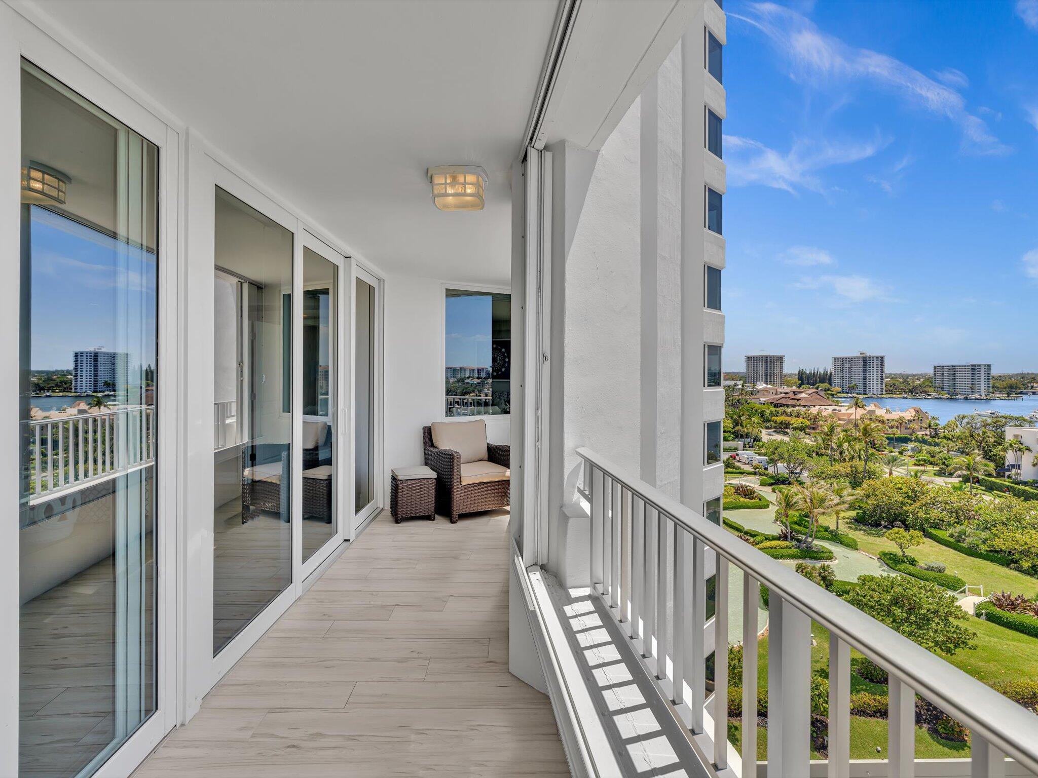500 South Ocean Boulevard, Unit 909 Boca Raton, FL 33432 - Photo 14 of 101 a view of a balcony