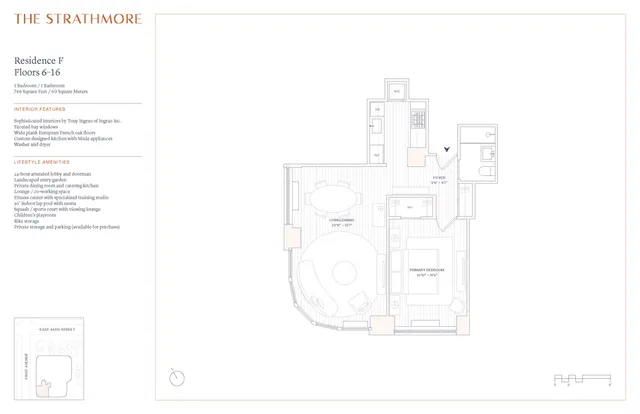 $1,095,000 | 400 East 84th Street, Unit 12F | Upper East Side