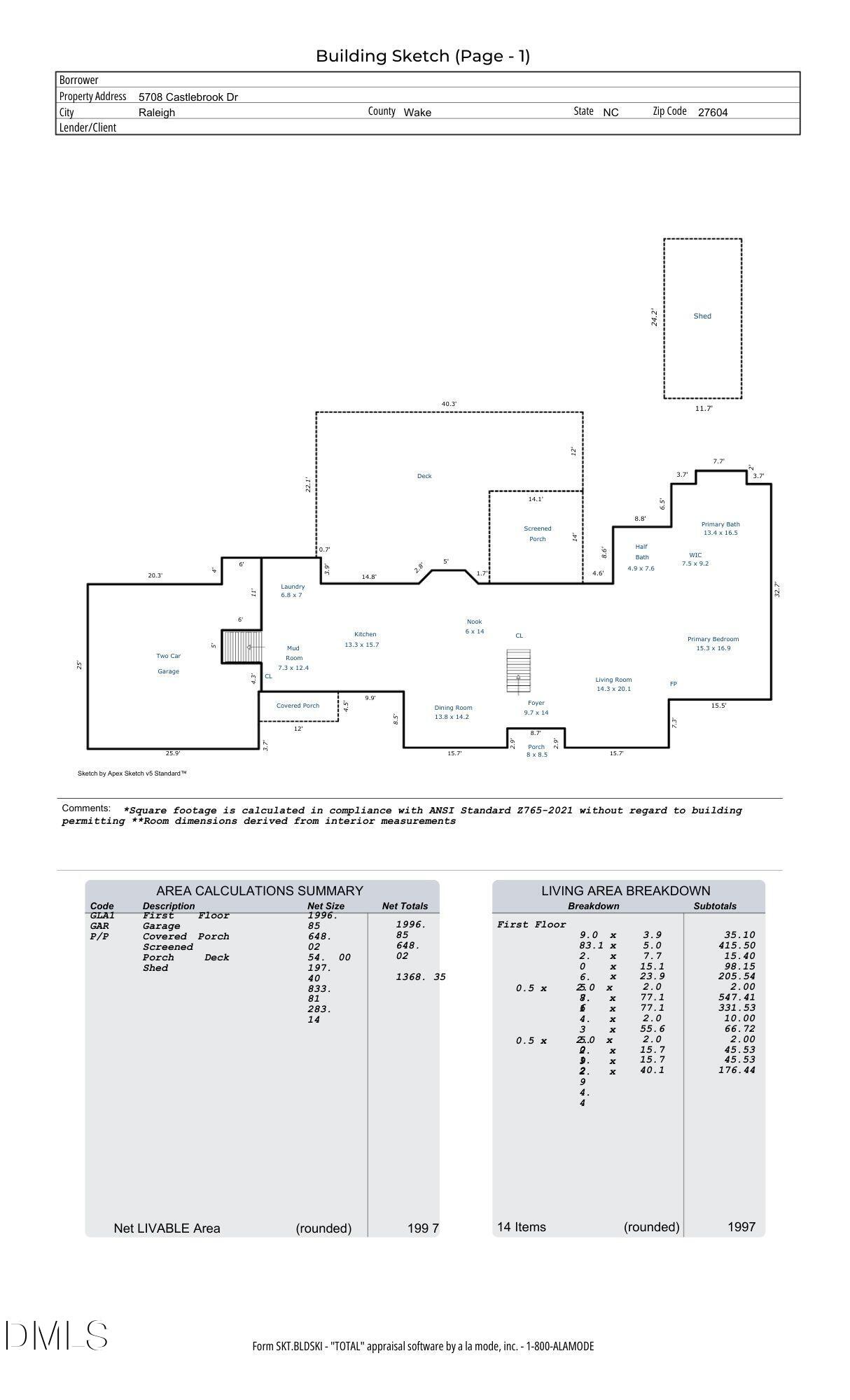 5708 Castlebrook Drive Raleigh, NC 27604 - Photo 49 of 50 Floor Plans Castlebrook.pdf