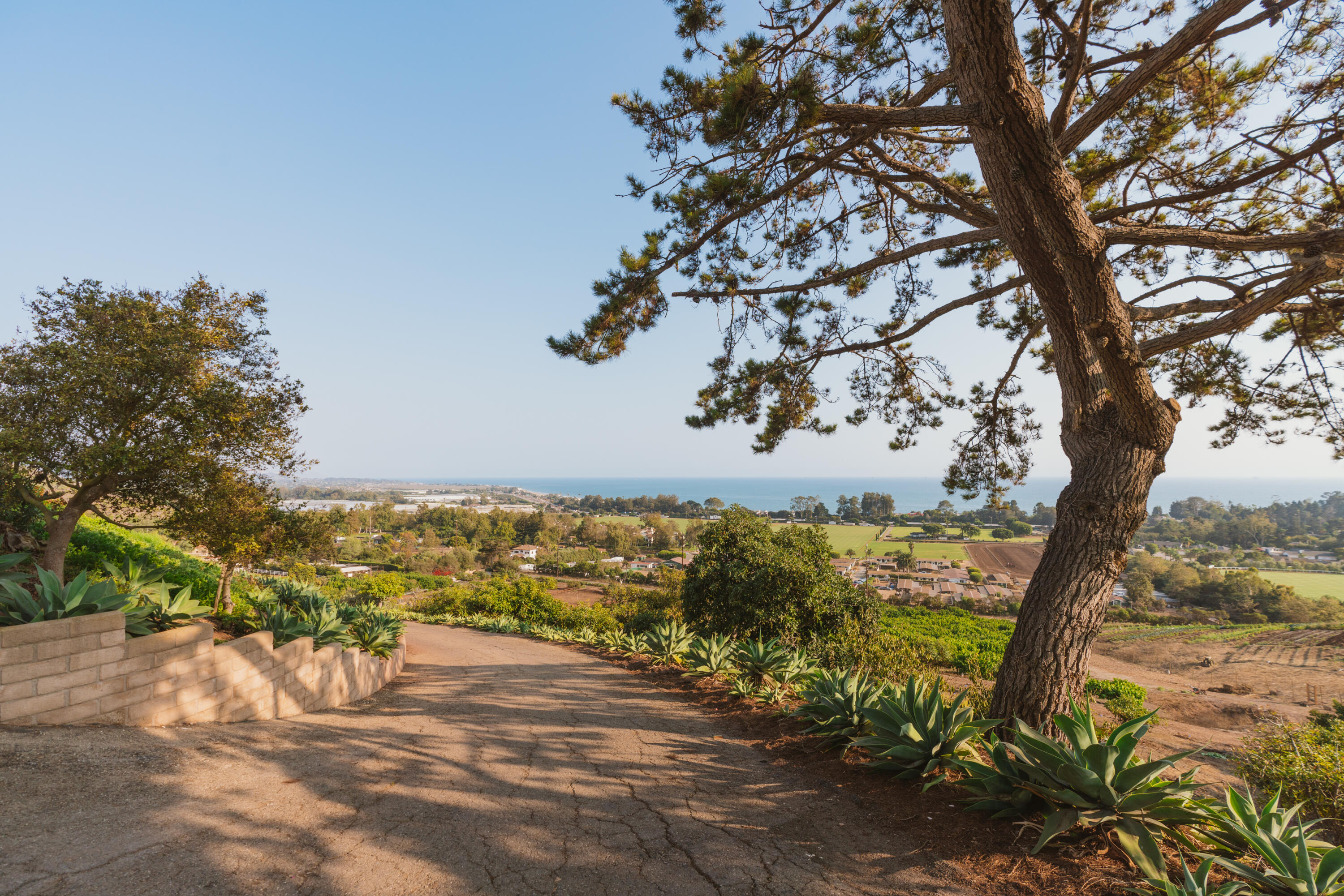 3330 Foothill Road Carpinteria, CA 93013 - Photo 12 of 56 a view of a yard with an outdoor space