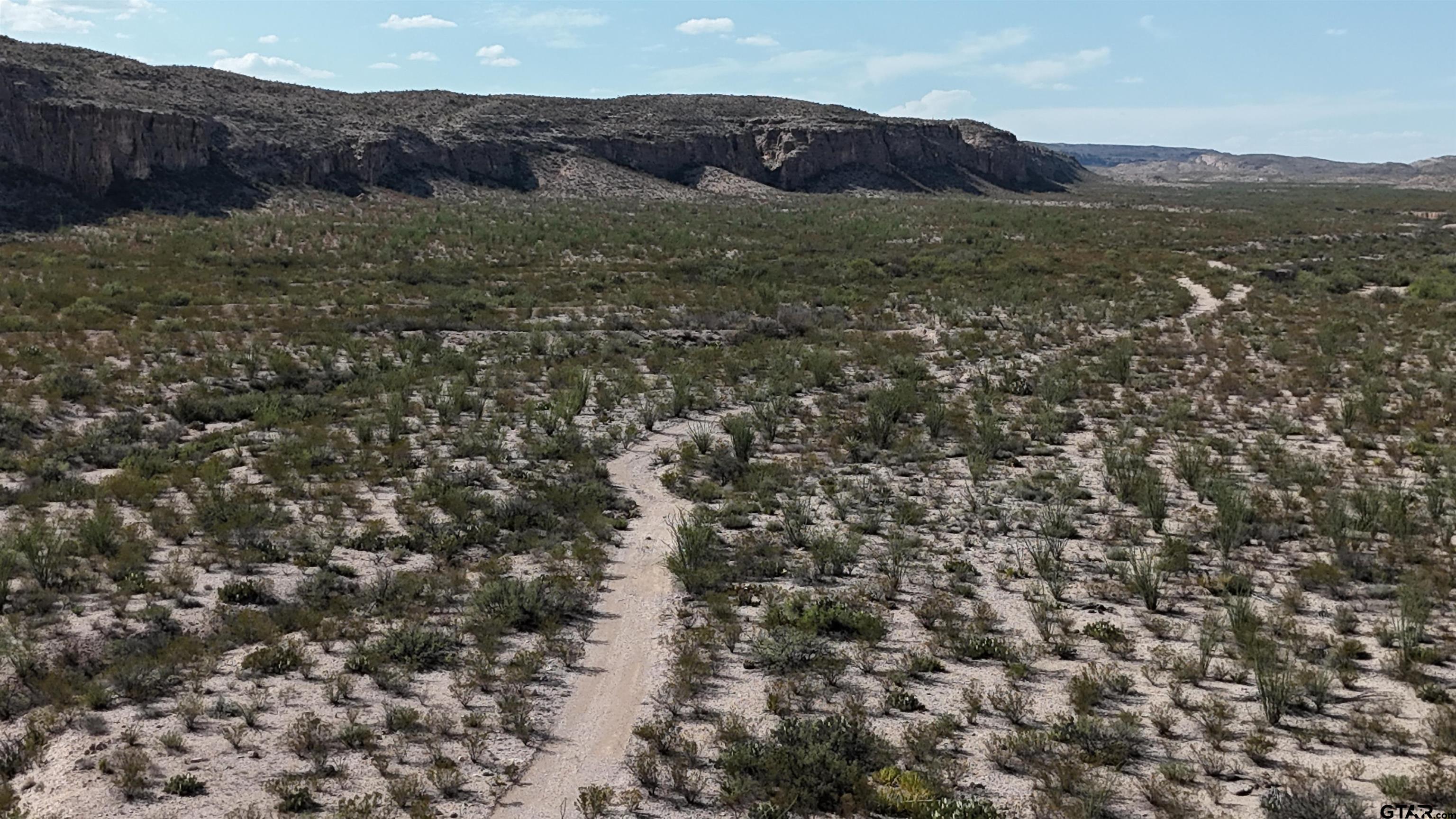 26885 Long Draw Terlingua, TX 79852 - Photo 21 of 28 a view of a field with a mountain in the background
