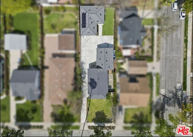 front view of a brick house