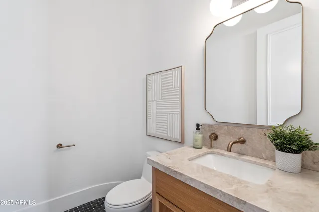 a view of a livingroom with furniture and a couch
