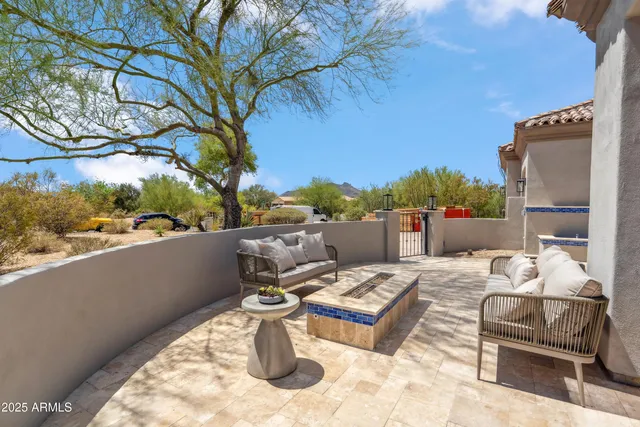 a kitchen with a refrigerator and a sink
