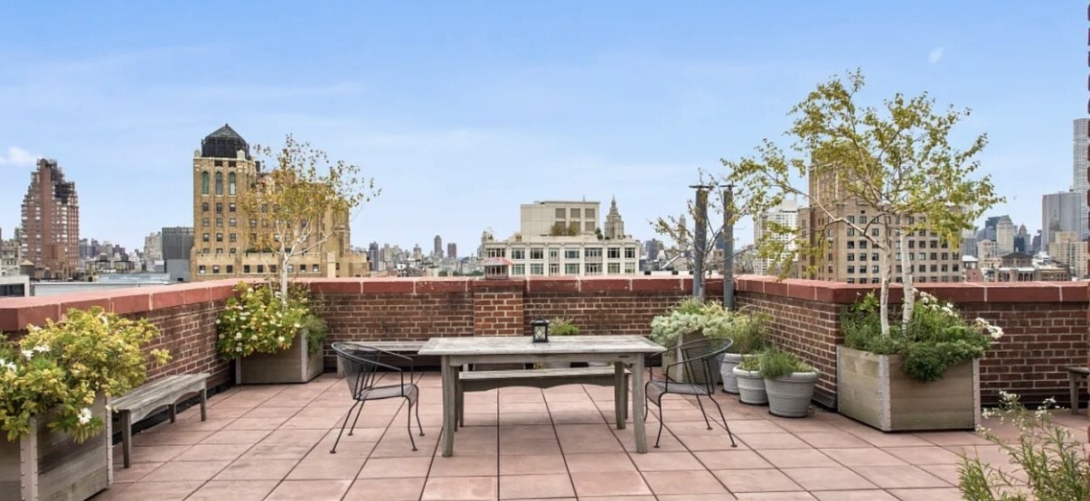 336 West End Avenue, Unit 3D Manhattan, NY 10023 - Photo 11 of 18 a view of a chairs and table in the terrace