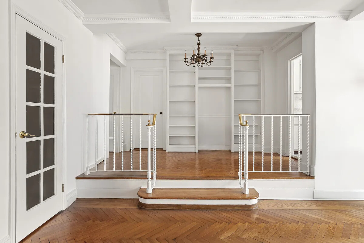 336 West End Avenue, Unit 3D Manhattan, NY 10023 - Photo 6 of 18 a view of staircase with white walls and white walls