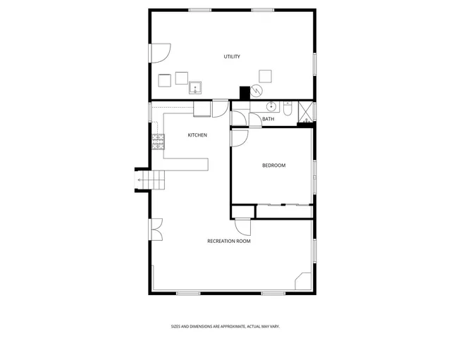 a picture of a bathroom with a sink and a mirror