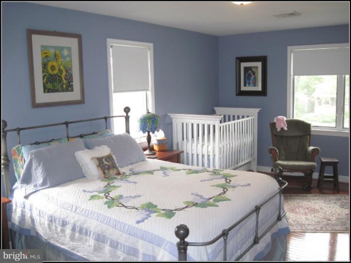 HUGE master bedroom suite with walk-in closet