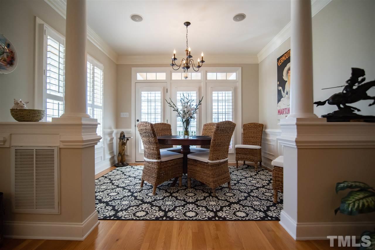 2203 Hopeton Avenue Raleigh, NC 27614 - Photo 9 of 25 You'll never want to skip a meal in this elegant breakfast room.