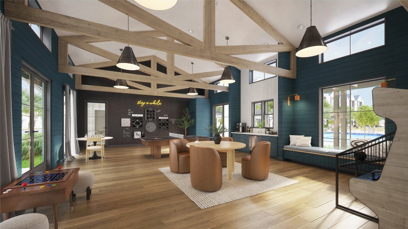 3651-1046 South Custer Road McKinney, TX 75070 - Photo 5 of 11 a living room with furniture large window and wooden floor