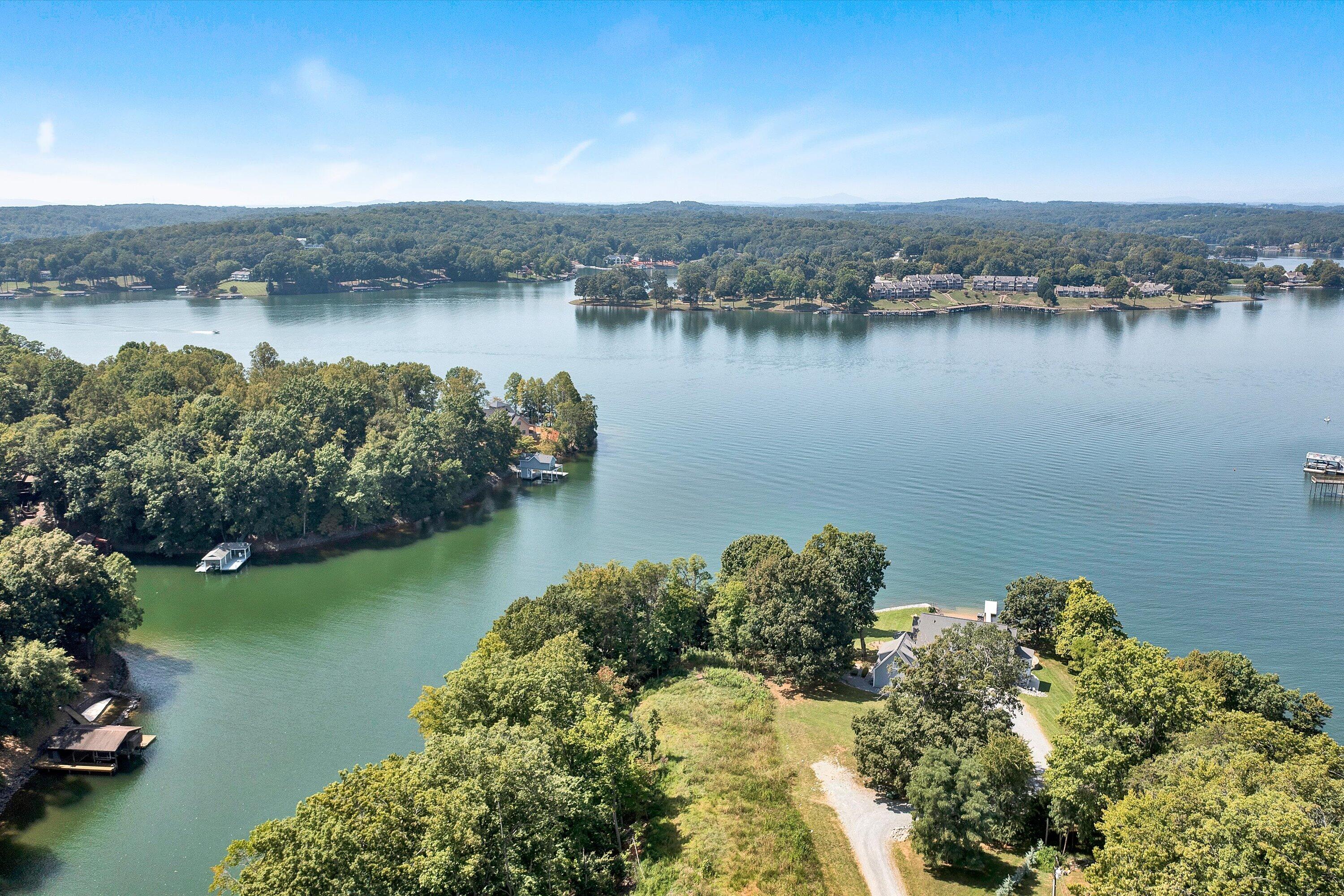 Lot 3 Nicholas Lane Moneta, VA 24121 - Photo 4 of 9 an aerial view of a houses with a lake view