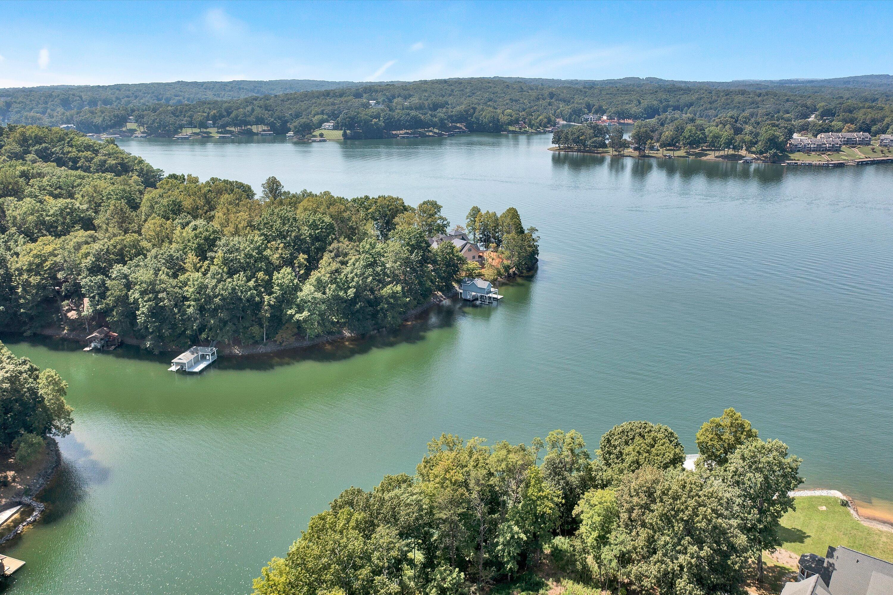 Lot 3 Nicholas Lane Moneta, VA 24121 - Photo 5 of 9 an aerial view of a houses with ocean view