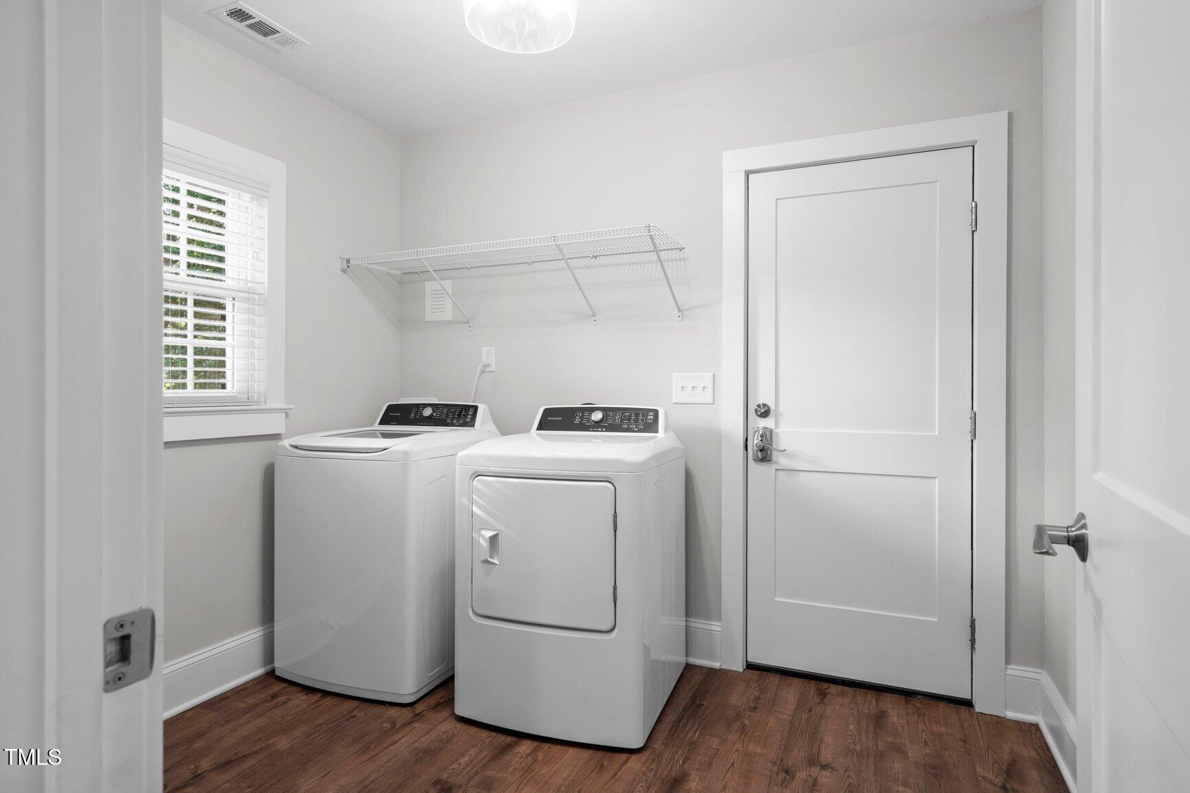 419 West Burnette Avenue Enfield, NC 27823 - Photo 19 of 23 a utility room with closet dryer and washer