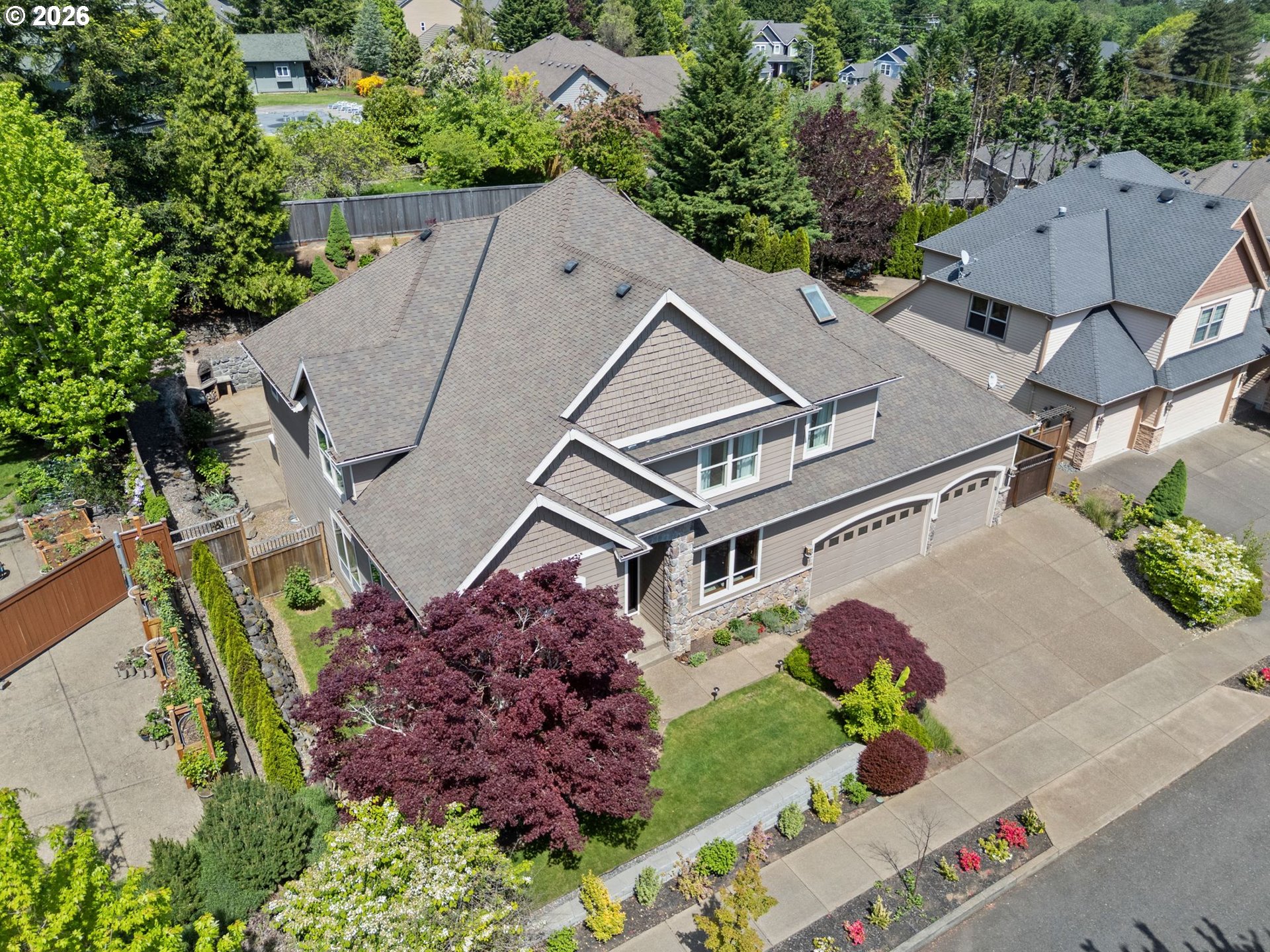 14342 Southeast Donatello Loop Happy Valley, OR 97086 - Photo 3 of 46 an aerial view of a house