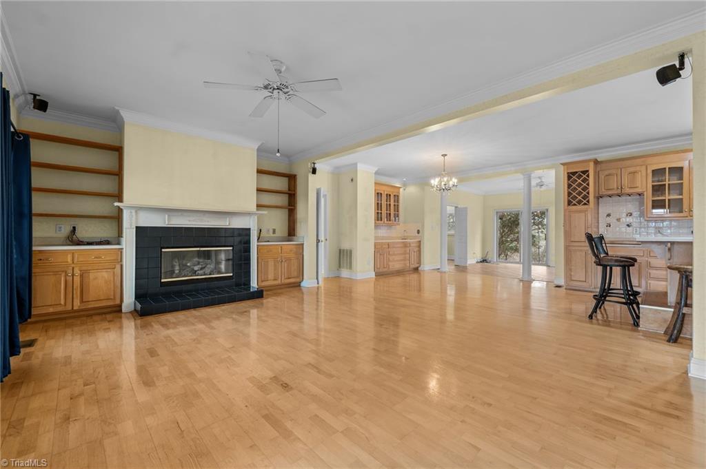 4794 Troy Smith Road Liberty, NC 27298 - Photo 11 of 49 spacious open living room, dining and kitchen