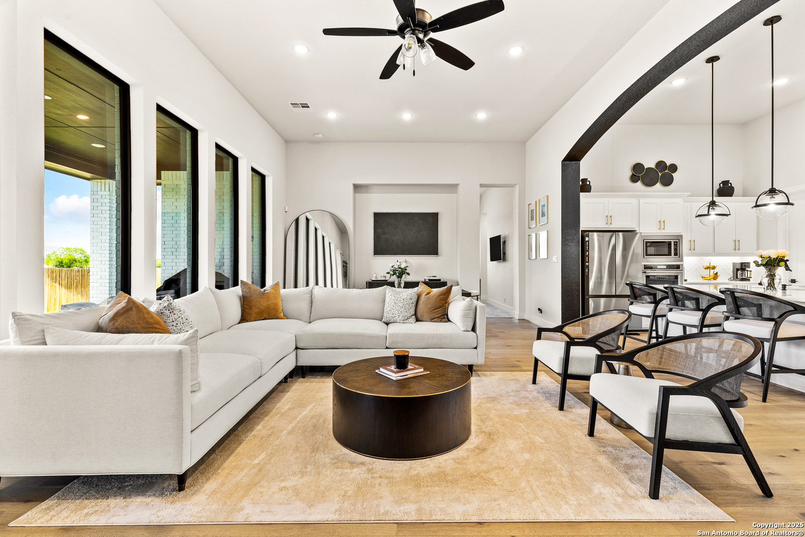 507 Caliban Cibolo, TX 78108 - Photo 17 of 63 a living room with furniture and a flat screen tv
