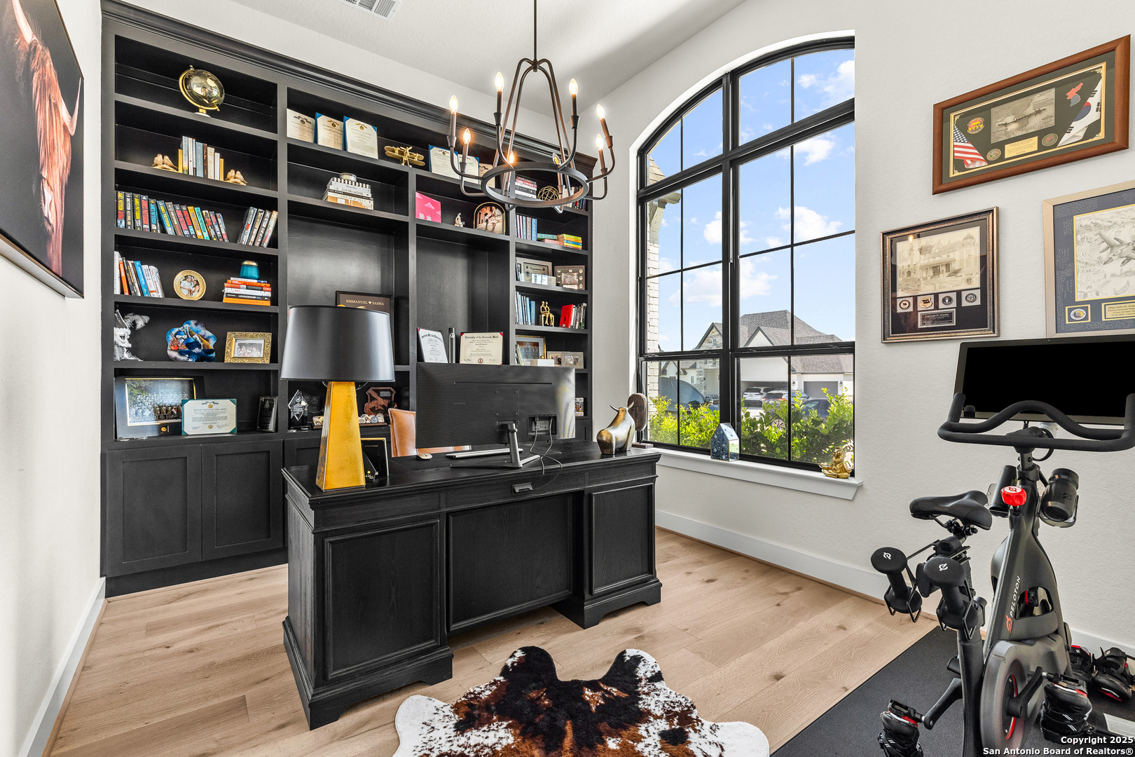507 Caliban Cibolo, TX 78108 - Photo 50 of 63 a view of a workspace with furniture and a window