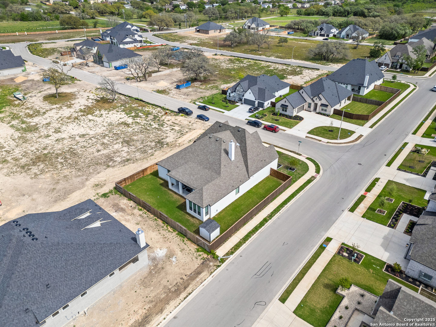507 Caliban Cibolo, TX 78108 - Photo 57 of 63 an aerial view of a house with a ocean view