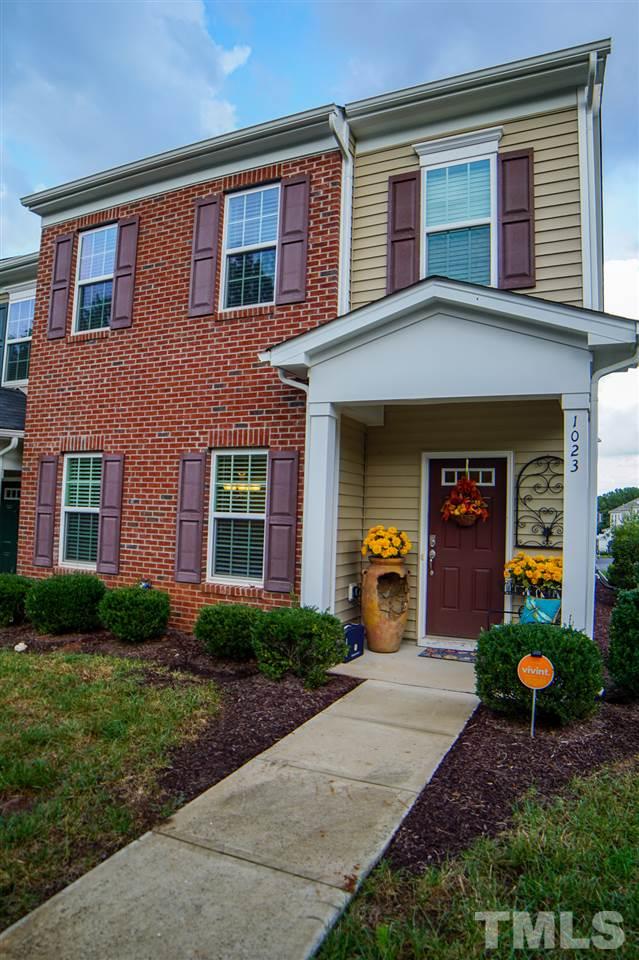1023 Ileagnes Road Raleigh, NC 27603 - Photo 25 of 25 a front view of a house with garden and porch