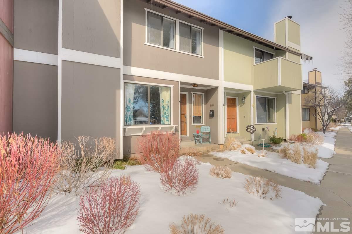 a house view with a outdoor space