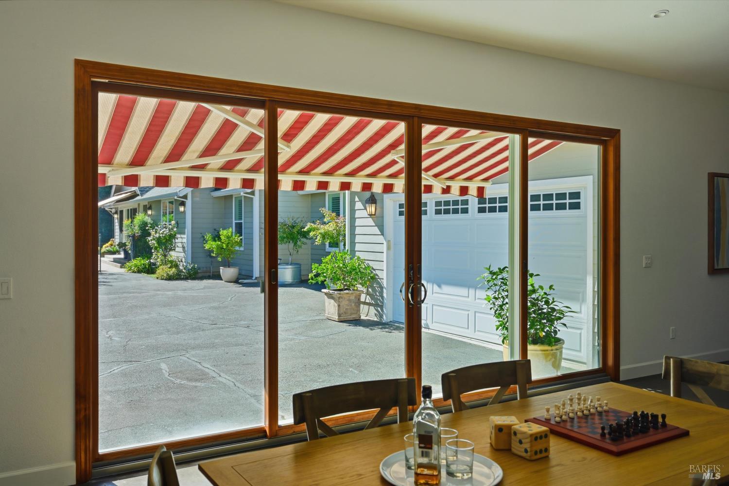5251 Dry Creek Road Napa, CA 94558 - Photo 45 of 61 a view of a living room and floor to ceiling window