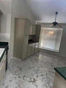 a bathroom with a sink