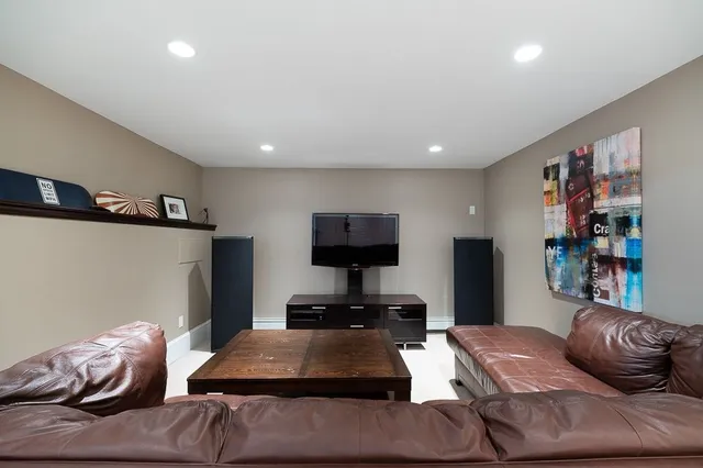 a room with furniture and a flat screen tv