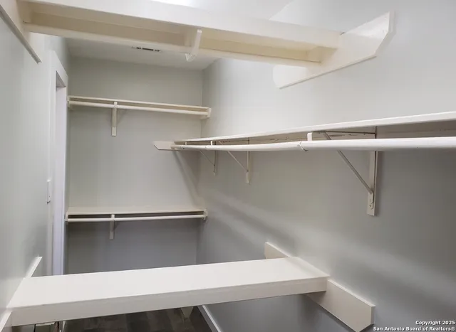 a view of walk in closet