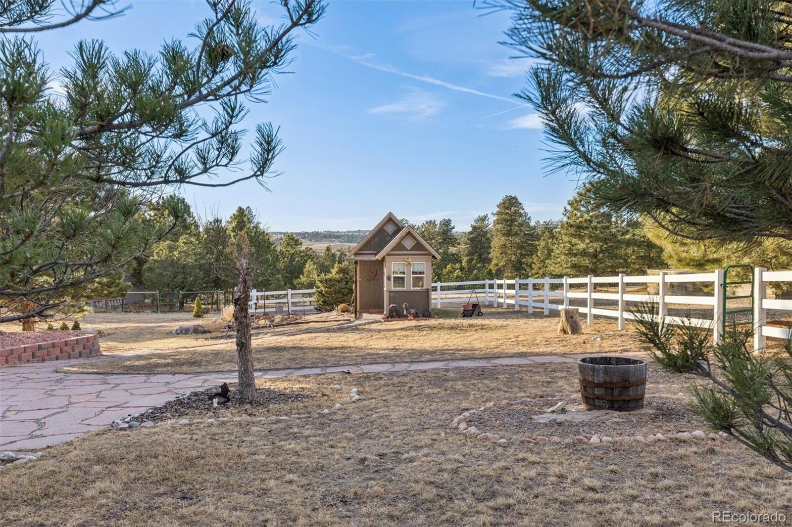 3779 Pasture Gate Circle Elizabeth, CO 80107 - Photo 6 of 49 a view of a road with a yard
