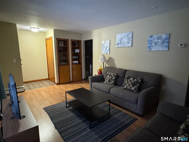 a storage room with washer and dryer