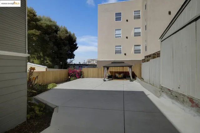 a terrace view with seating space