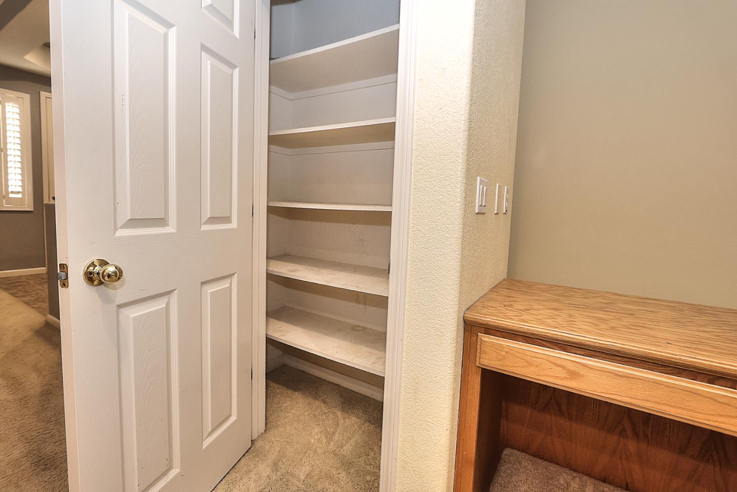 331 Unity Circle Sacramento, CA 95833 - Photo 32 of 77 a view of walk in closet with empty racks