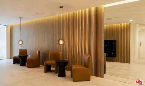 a bathroom with a mirror