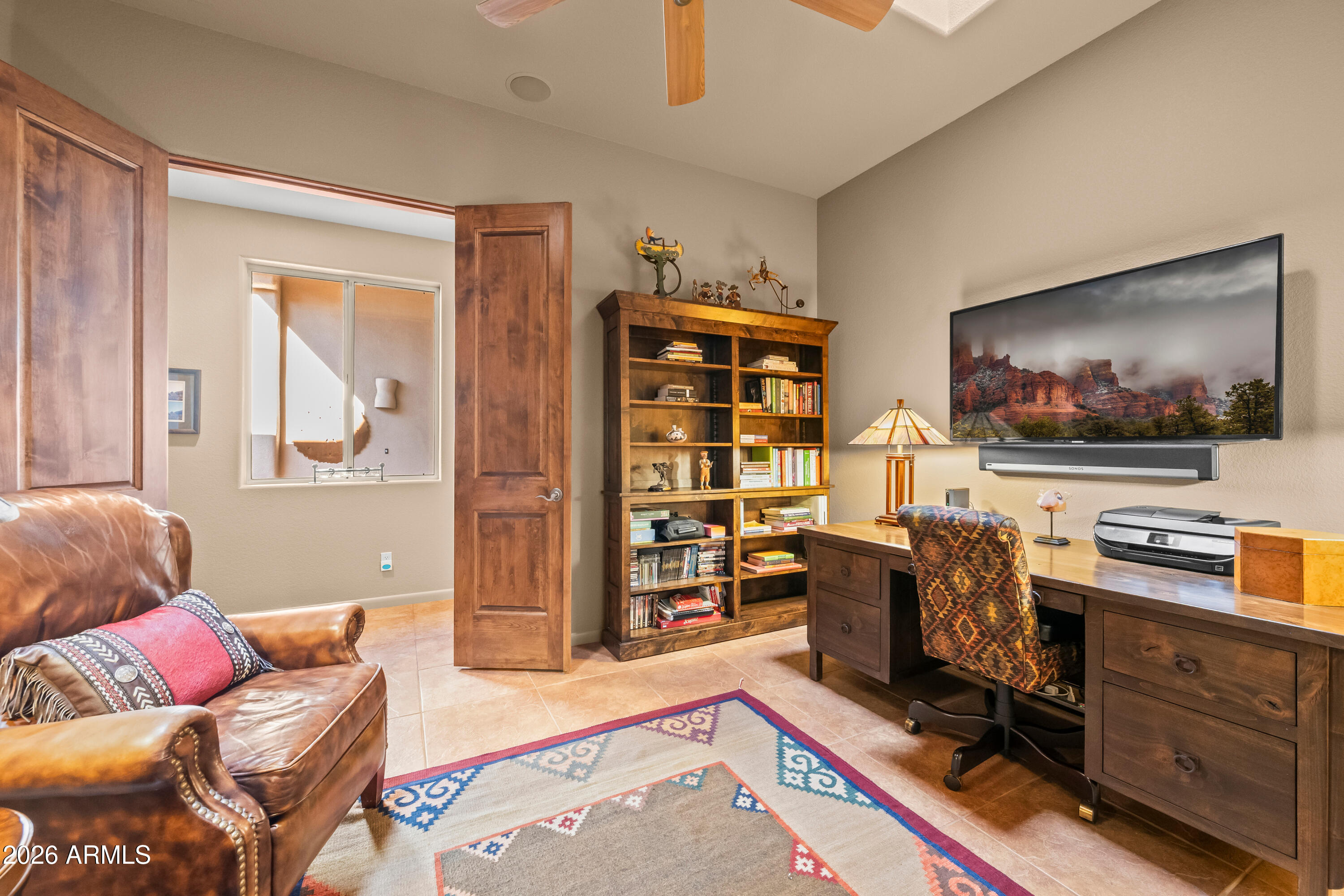 18926 East Quartz Way Rio Verde, AZ 85263 - Photo 23 of 44 Double door entry to den