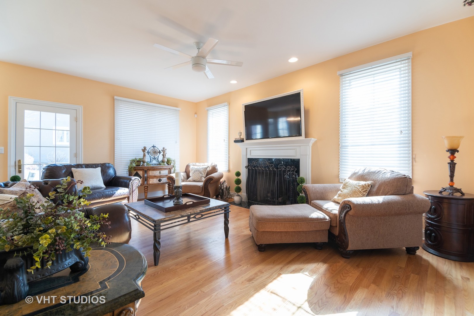 8 Torrin Rocks Cove Inverness, IL 60010 - Photo 11 of 30 a living room with furniture fireplace and a large window